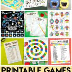 25 Fun Printable Games For Kids   Happiness Is Homemade With Regard To Printable Paper Game