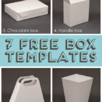 25 Plus Awesome Free Paper Box And Bag Templates — Epc Crafts Throughout Printable Paper Boxes