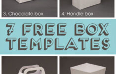 25 Plus Awesome Free Paper Box And Bag Templates — Epc Crafts throughout Printable Paper Boxes
