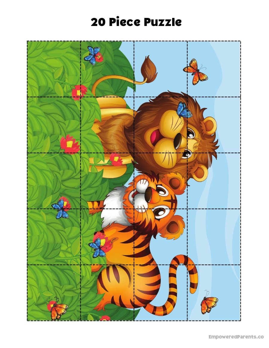 28 Printable Puzzles For Toddlers And Preschoolers (Pdf with regard to Printable Paper Puzzle Games
