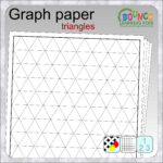 28 Triangular Graph Paper Clip Art Images   Fatastic Value Inside Printable Triangle Graph Paper