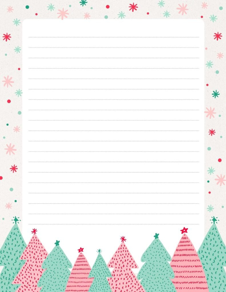 30+ Free Printable Christmas Border Printable Templates - The with Christmas Stationery Printable Paper