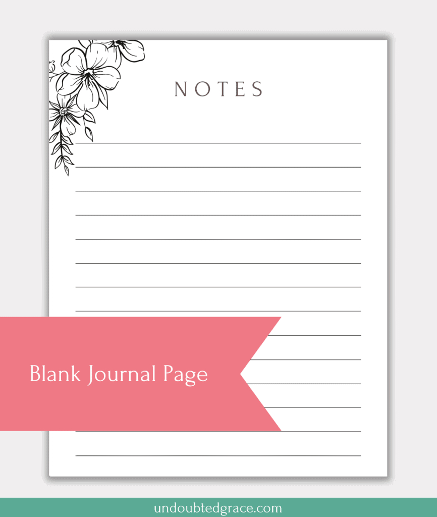 30+ Gorgeous Printable Journal Pages For Planners And Bullet throughout Free Printable Journal Paper