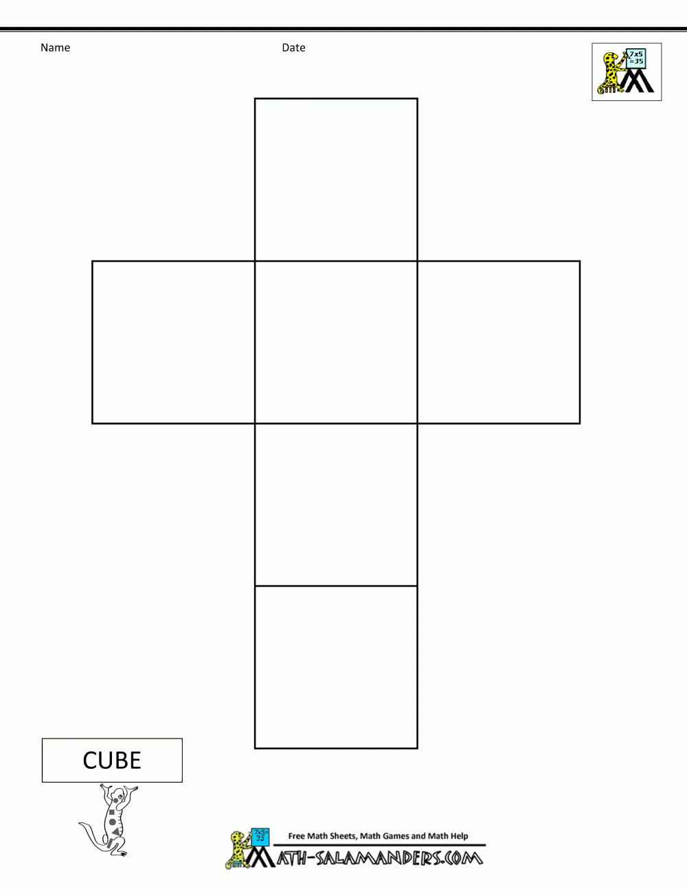 3D Geometric Shapes - Nets throughout Printable Nets On Grid Paper