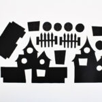 3D Paper Haunted House Craft (With Free Template!)   The Craft At Regarding Printable Paper Haunted House Template