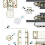 3D Paper Model With Instructions Regarding Printable Paper Tank Models