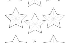 3D Paper Stars Printable - Homey Oh My within Printable Paper Star Template
