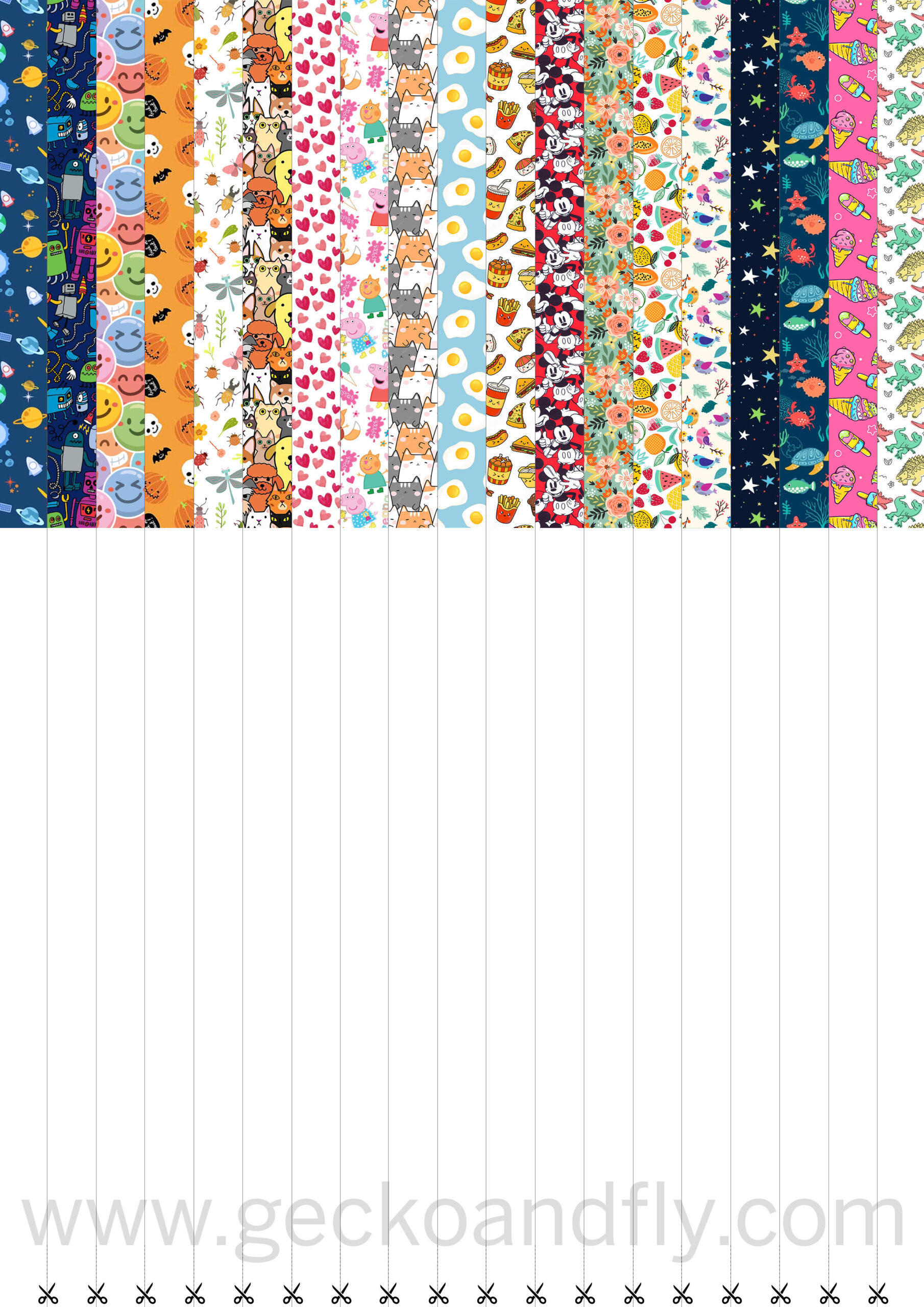 4 Free Printable A4 Lucky Star Origami Strips pertaining to Printable Paper Stars