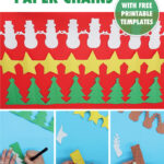 4 Free Printable Christmas Paper Chain Templates   Pjs And Paint In Printable Paper Chains Christmas