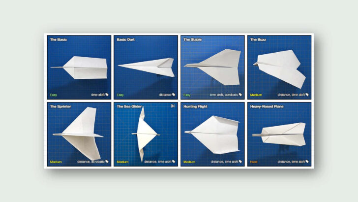 Printable Paper Airplanes Free