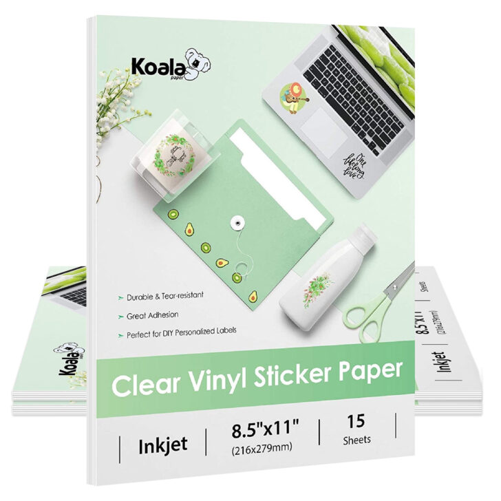 Clear Printable Vinyl Sticker Paper Clear Printable Vinyl Sticker Paper