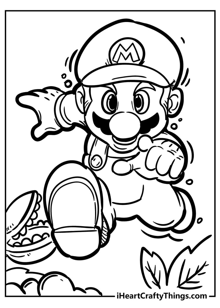 45 Super Mario Coloring Pages (100% Free Printables) regarding Printable Paper Mario Coloring Page