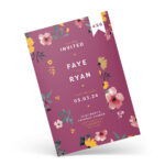 4X6 Invitation Printing – Aura Print For Invitation Printable Paper