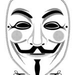 5 High Quality 2D & 3D Printable Vendetta Guy Fawkes Mask Cut Out In Printable Paper Mask Template