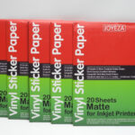 5 Packs Joyeza Premium Printable Vinyl Sticker Paper Inkjet Throughout Joyeza Premium Printable Vinyl Sticker Paper