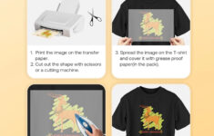 5 Sheets 8.5 X 11" Dark Fabrics Heat Transfer Paper For T Shirts Printable  Heat Transfer Vinyl For Iron On Transfers For Inkje - Aliexpress regarding Printable Paper Iron On