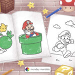 50 Mario Coloring Pages (Free Pdf Printables) With Regard To Printable Paper Mario