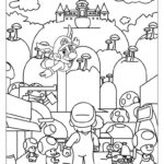 50 Mario Coloring Pages (Free Pdf Printables) Within Printable Paper Mario Coloring Page
