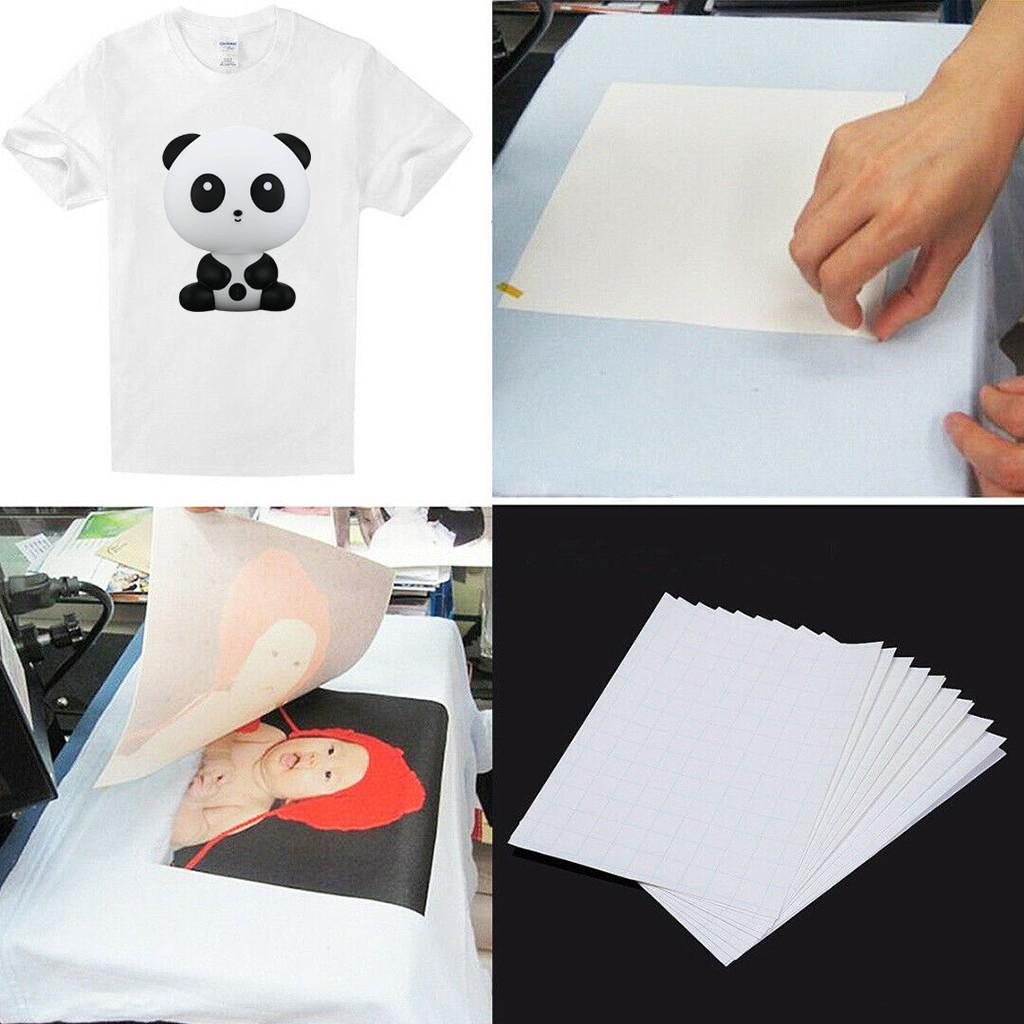 50Pcs T-Shirt Printing On Thermal Transfer Paper Light Fabric intended for T-Shirt Printable Paper