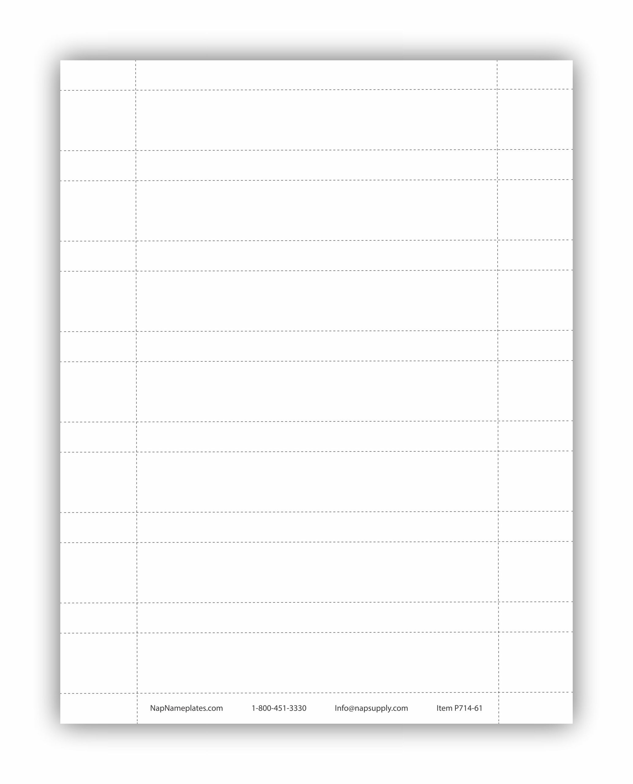 6X1 Small Printable Paper Name Plates For Offices - Napnameplates inside Printable Paper Name Plate