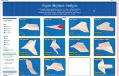 7 Sites With 100+ Paper Plane Instructions - Make The Best Paper regarding Printable Paper Plane Designs