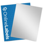 8.5" X 11" Sticker Paper   Silver Foil Inkjet   Ol177Si For Silver Printable Paper