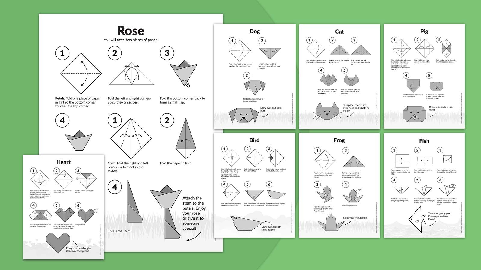 8 Easy Origami Projects For Kids (Free Printable Instructions) intended for Free Printable Paper Folding Activities