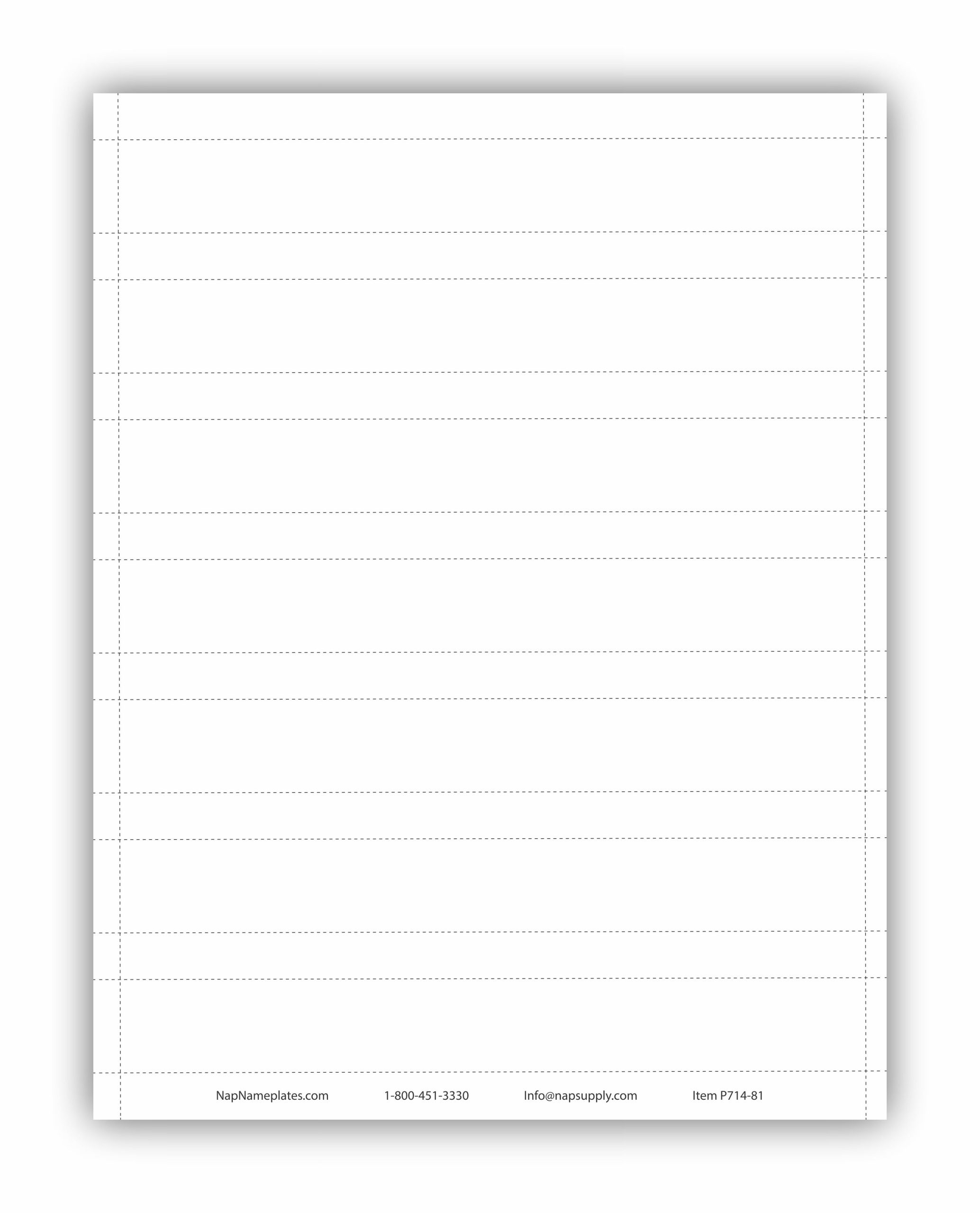 8X1 Printable Paper Name Plates For Offices - Napnameplates within Printable Paper Name Plate Template