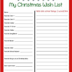 9 Best Christmas List Printable Ideas | Christmas List Printable Intended For Christmas List Printable Paper