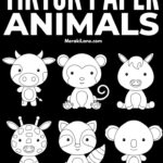 9 Trending Tiktok Paper Animal Templates And Tutorials Throughout Printable Paper Animal Templates