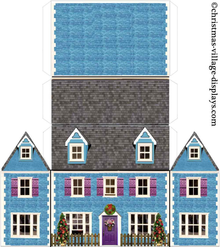 Printable Paper House Models