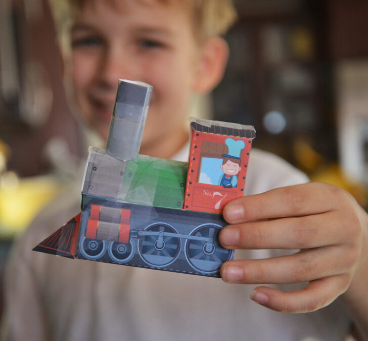 Printable Paper Train