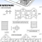 A Simple Church Paper Model To Print, Color, Cut And Assemble Regarding Free Printable Paper Church Template