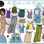 A Walk In The Woods  Paper Doll To Print • Paper Thin Personas For Printable Paper Doll Templates Free