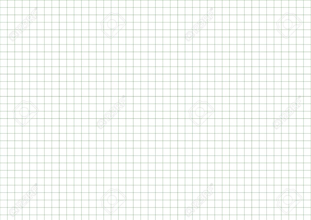 A3 Size Chart Paper With 1 Cm Green Grid Lines. Stock Photo pertaining to 1 Cm Grid Paper Printable A3