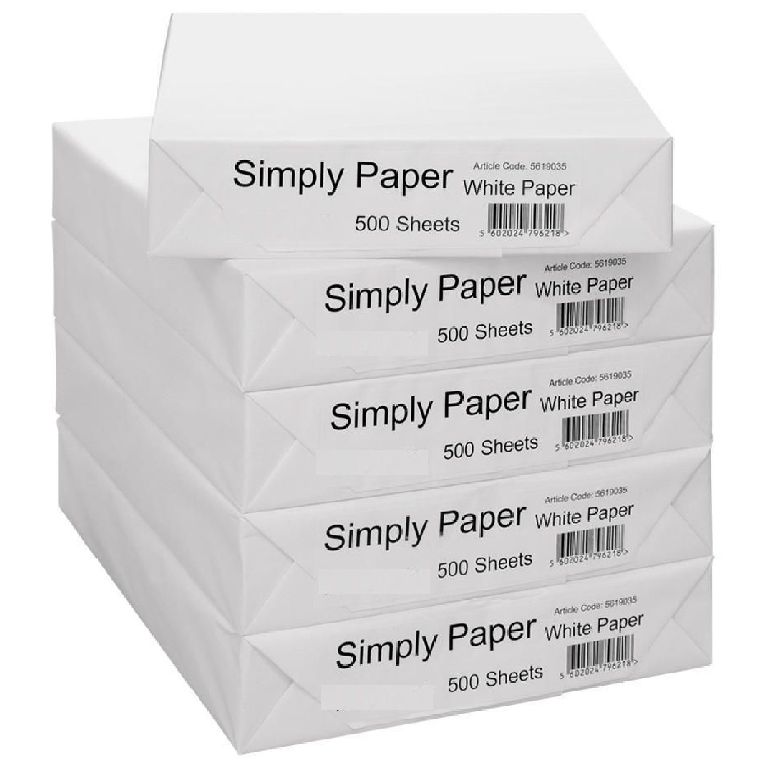 A4 Printing Paper A4 Copy Paper - 80Gsm, 500 Sheets - Bright White in Printable Paper 500