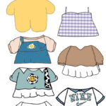 Adorable Paper Duck In Printable Paper Doll Duck