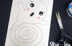 Adorable Paper Ghost Craft - Boo! | Skip To My Lou within Printable Paper Ghost
