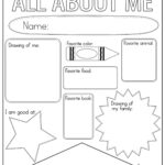 All About Me Worksheet Printable   Paper Trail Design Within All About Me Printable Paper