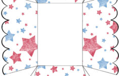American Stars Paper Basket - Rooftop Post Printables pertaining to Printable Paper Basket Template