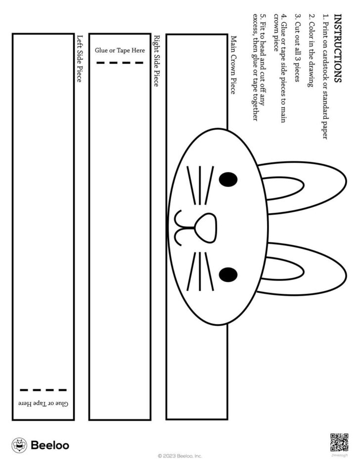 Printable Paper Hat Template