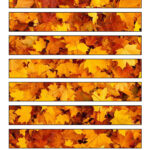 Autumn (Fall) Paper Chain   Rooftop Post Printables Intended For Fall Printable Paper