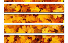 Autumn (Fall) Paper Chain - Rooftop Post Printables intended for Fall Printable Paper