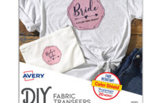 Avery Printable Heat Transfer Paper For Light Fabrics, 8.5" X 11 inside Printable Paper Iron On