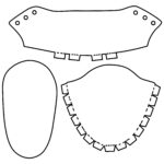 Baby Boy And Baby Girl Shoes With Cutting Files And Assembly Regarding Printable Paper Shoe Template