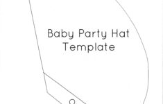 Baby Party Hats And Free Printable Template - The Crazy Craft Lady with Printable Paper Hat