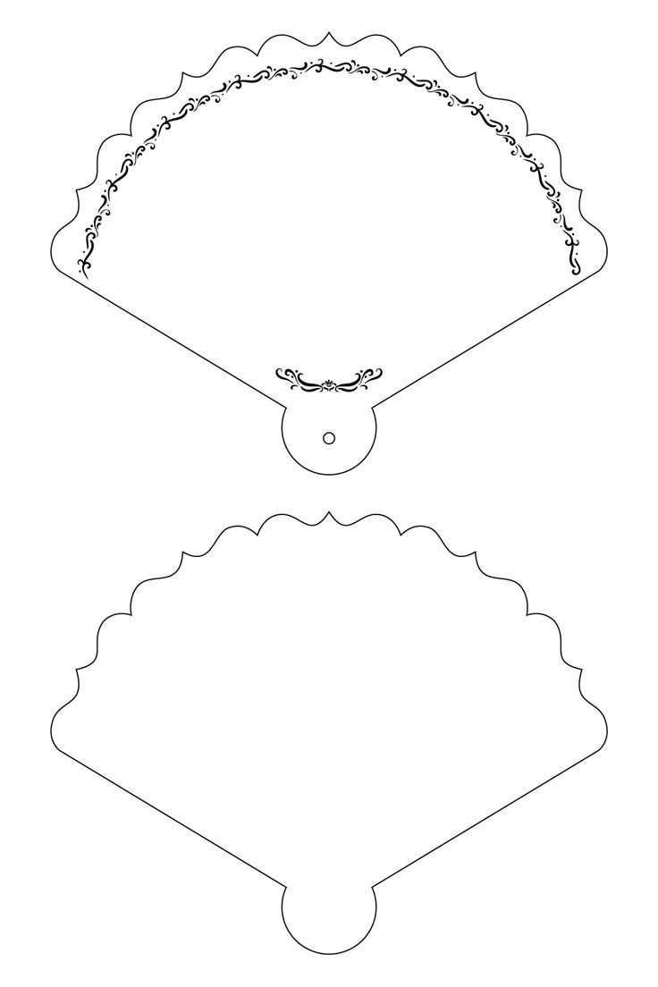 Barbie Clothes Templates - 20 Free Pdf Printables | Printablee In intended for Printable Paper Fans