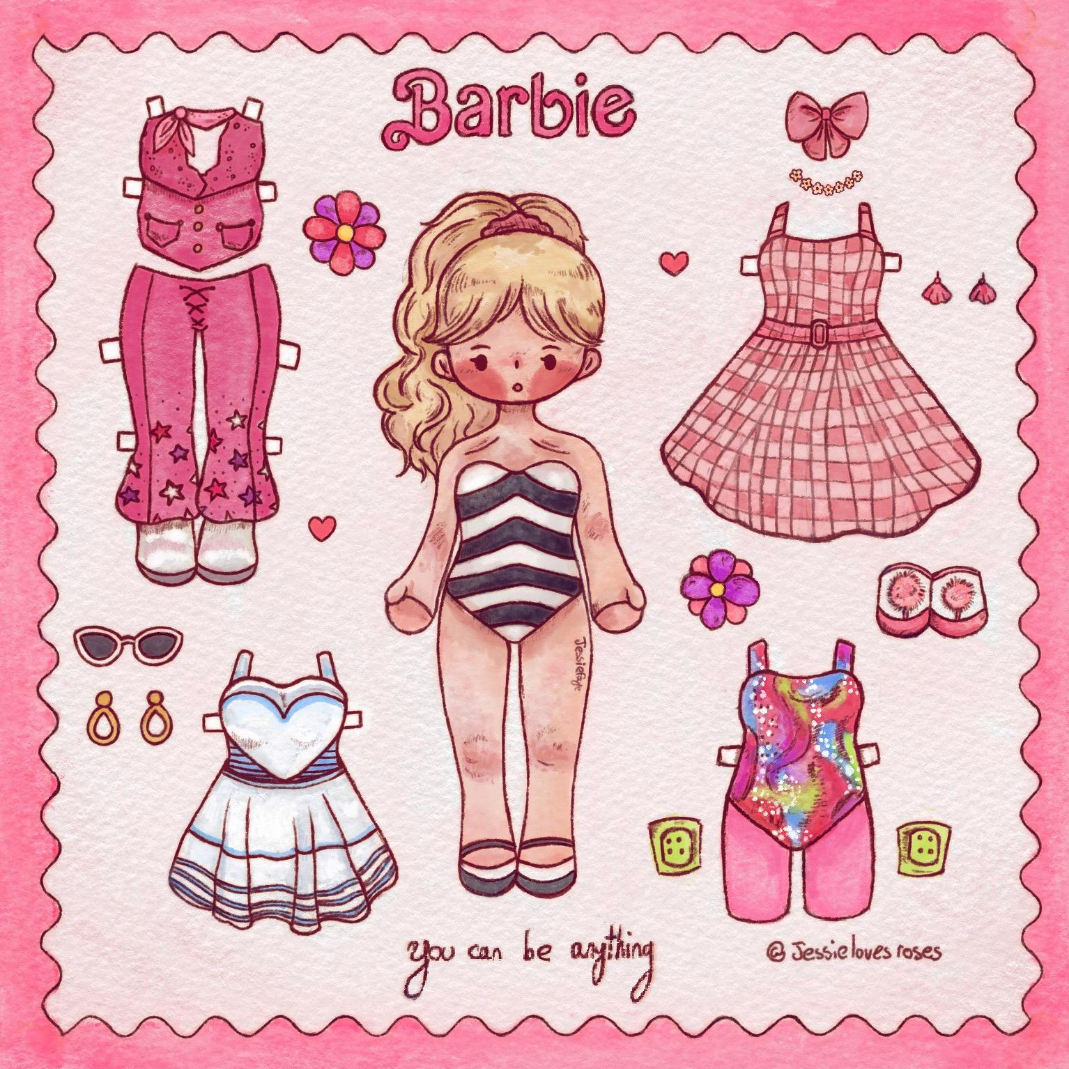 Barbie Paper Dolls Barbie Paper Dolls Online intended for Barbie Printable Paper Dolls
