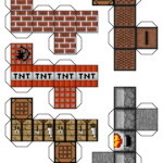 Barking Dog Interactive: Minecraft Papercraft Pertaining To Printable Paper Minecraft