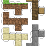 Barking Dog Interactive: Minecraft Papercraft Throughout Printable Paper Minecraft Blocks